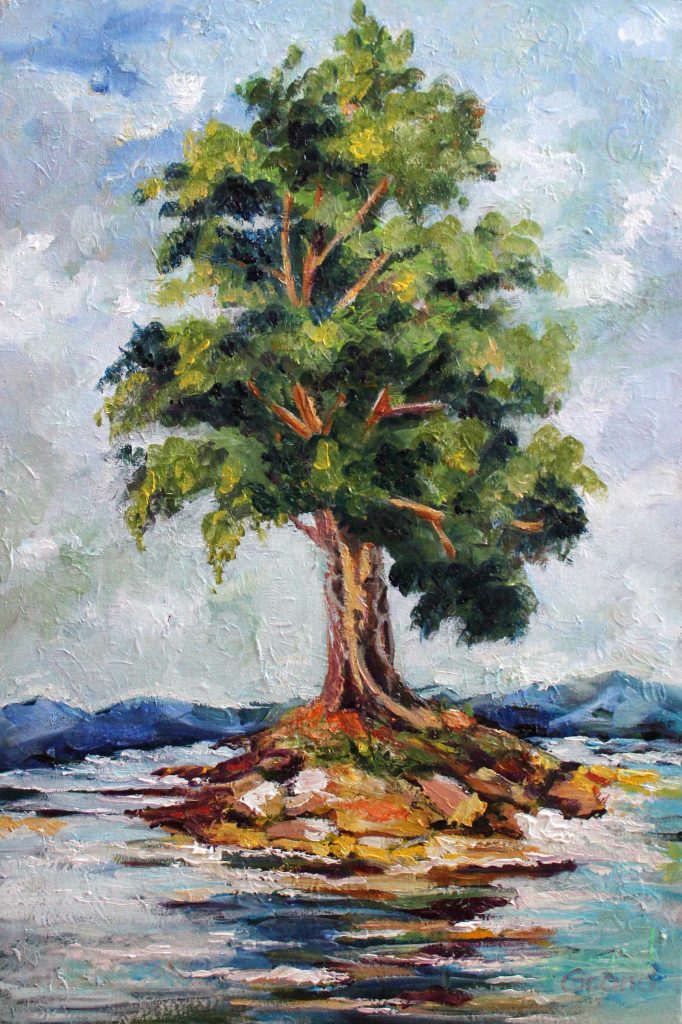 tablou original pictura pe panza de greta andreica