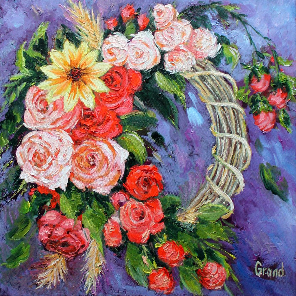 tablou original pictura pe panza de greta andreica