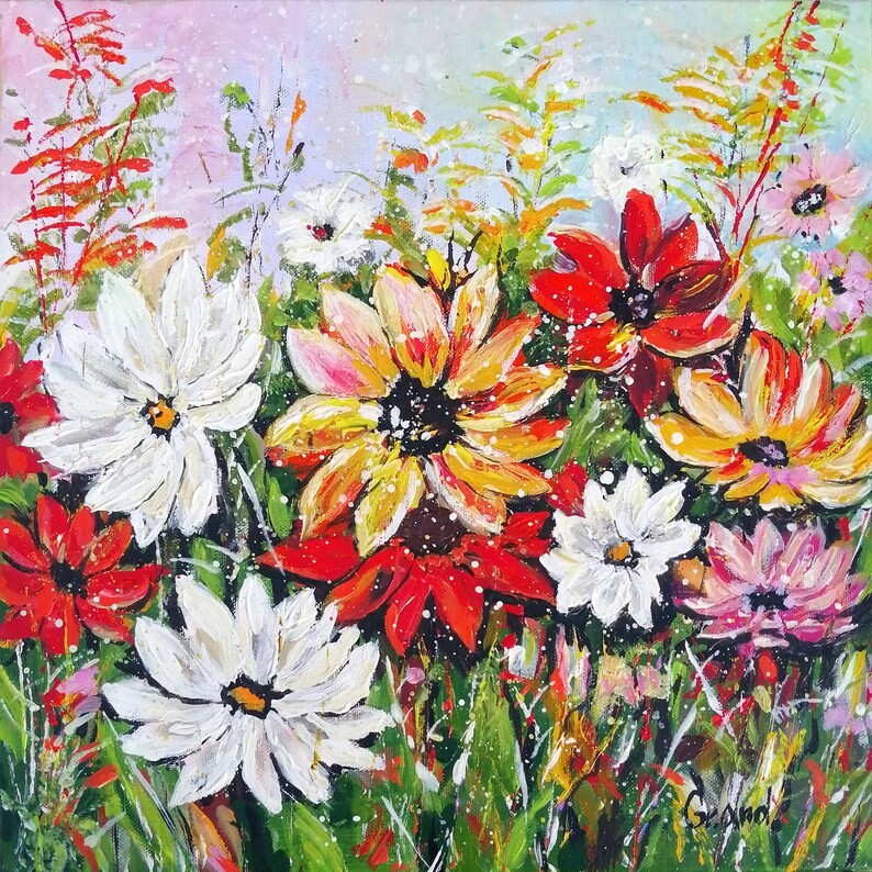 tablou original pictura pe panza de greta andreica