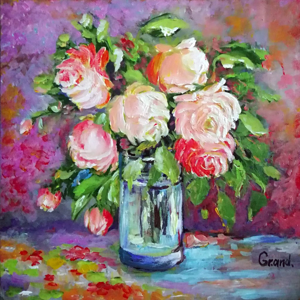 tablou original pictura pe panza de greta andreica